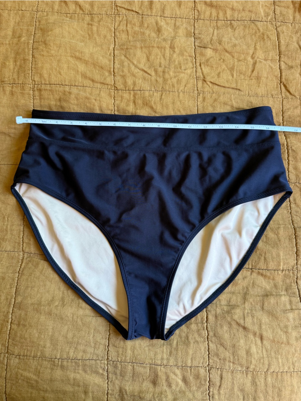 Live & Kate black bikini bottom mid rise